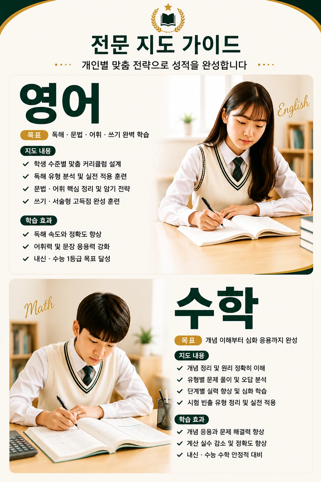 과외 수업과 상담 안내 이미지 3